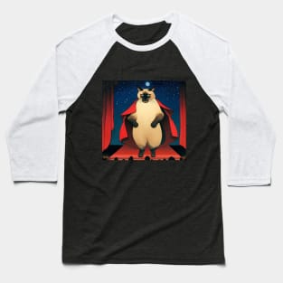 The Great Purr-dini Baseball T-Shirt